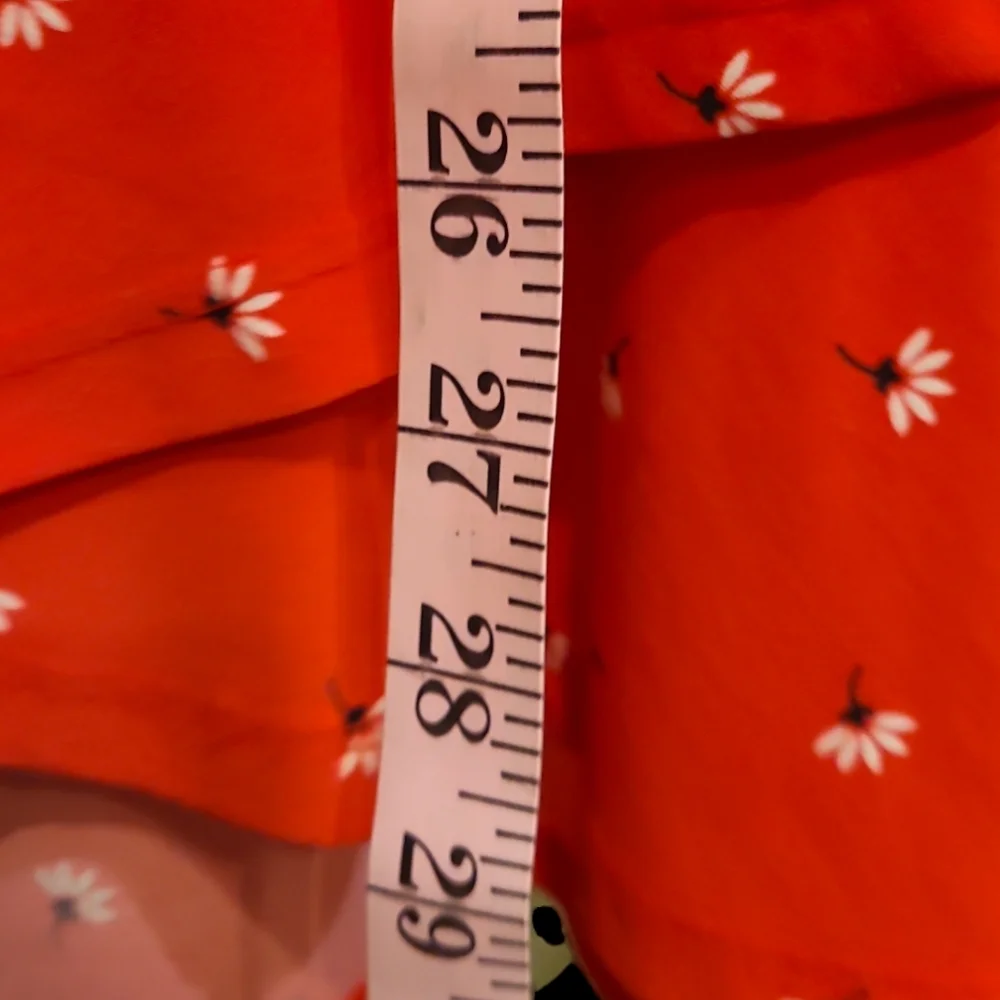 Roz and Ali 1x red blouse with Daisy's
